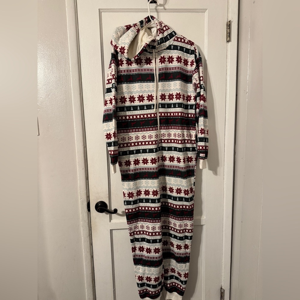 Fabletics Cozy Fleece Hooded Onesie Sz small tall - Picture 6 of 8